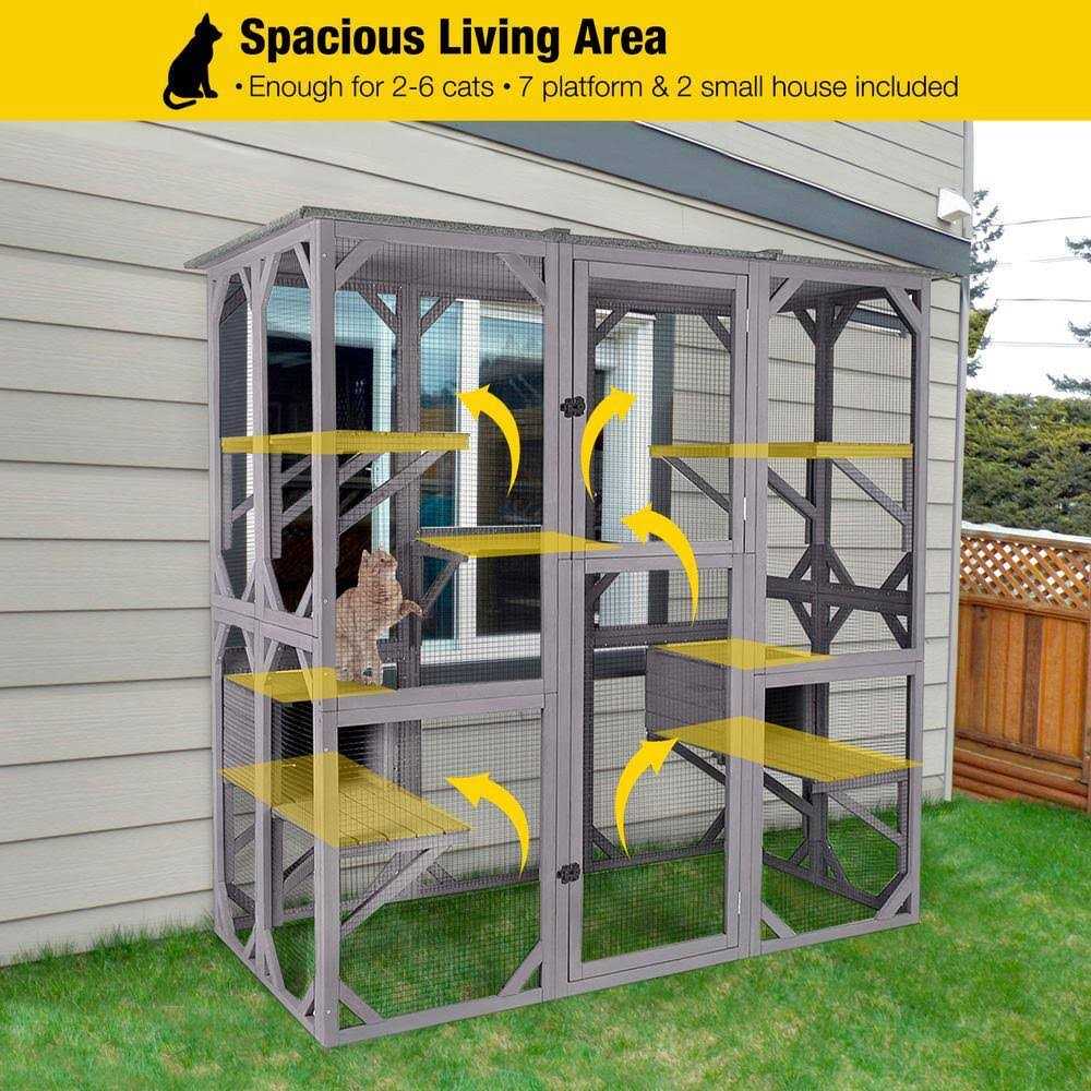 Walk-in Extra Large Outdoor Cat Enclosure G18747