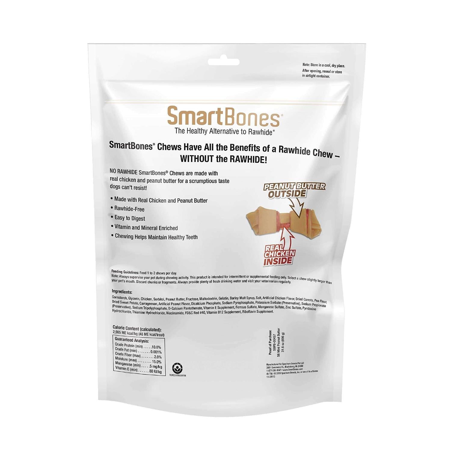 Mini Bones with Real Peanut Butter 56 Count L9455
