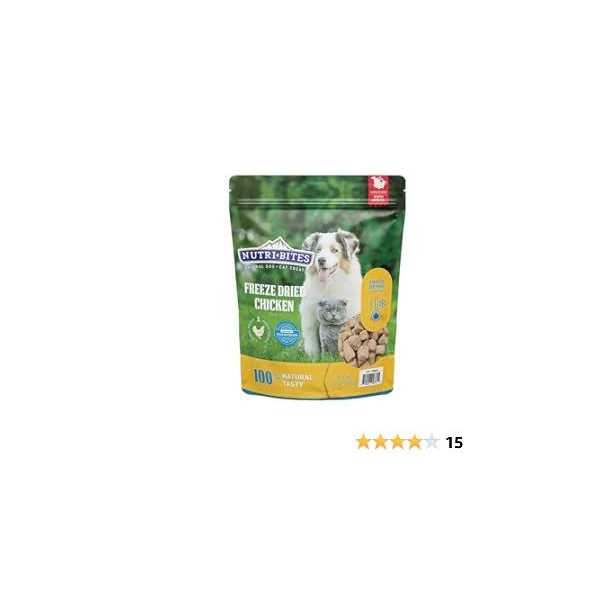 Freeze Dried Chicken Dog and Cat Treat, 22 oz U8386