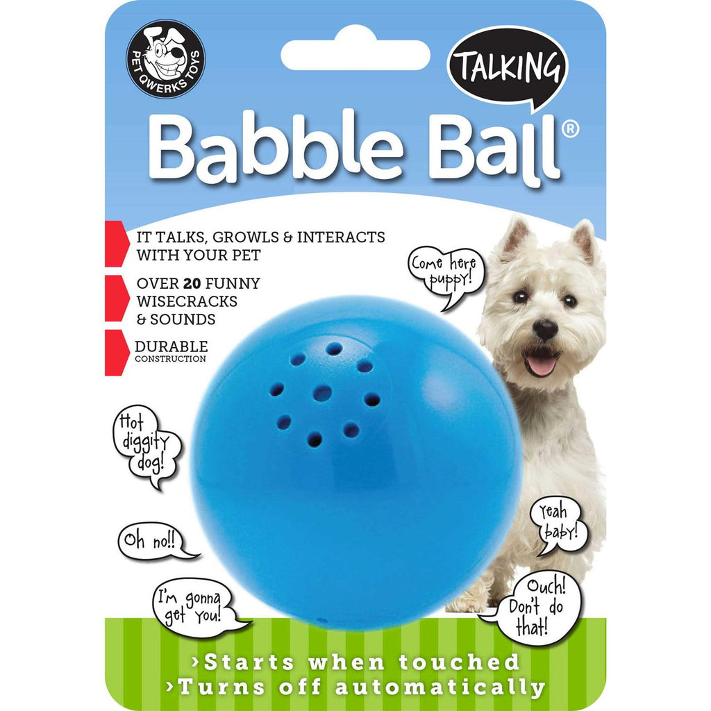 Pet Qwerks Talking Babble Ball Medium - Pet Supplies online store
