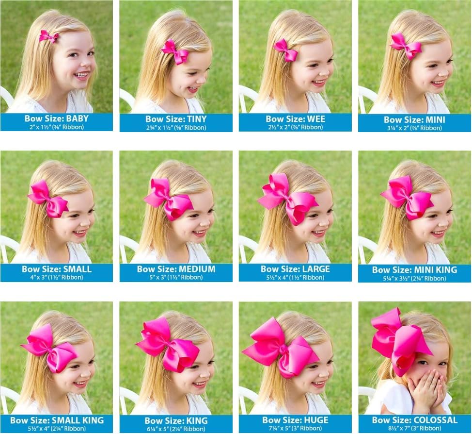 Girls' Velvet Hair Bow on No-Slip Clip, Satin Lining, Mini Q60568