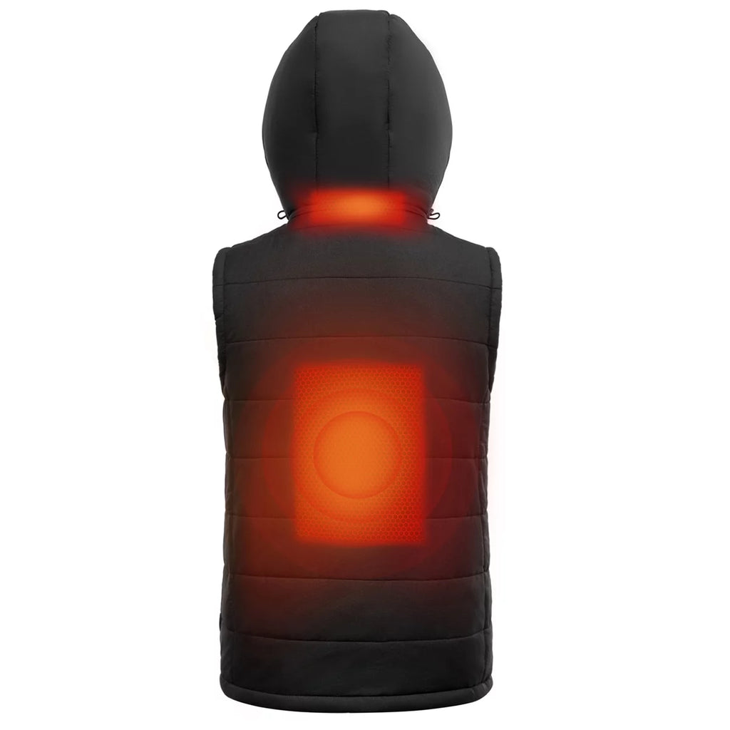 Men's Lightweight Heated Vest with Removable Hood K40086
