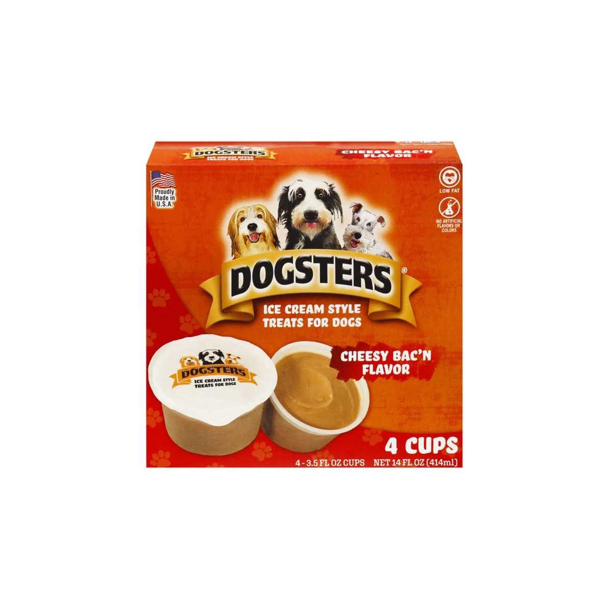 Cheesy Bacon Flavor Ice Cream Style Dog Treats S780