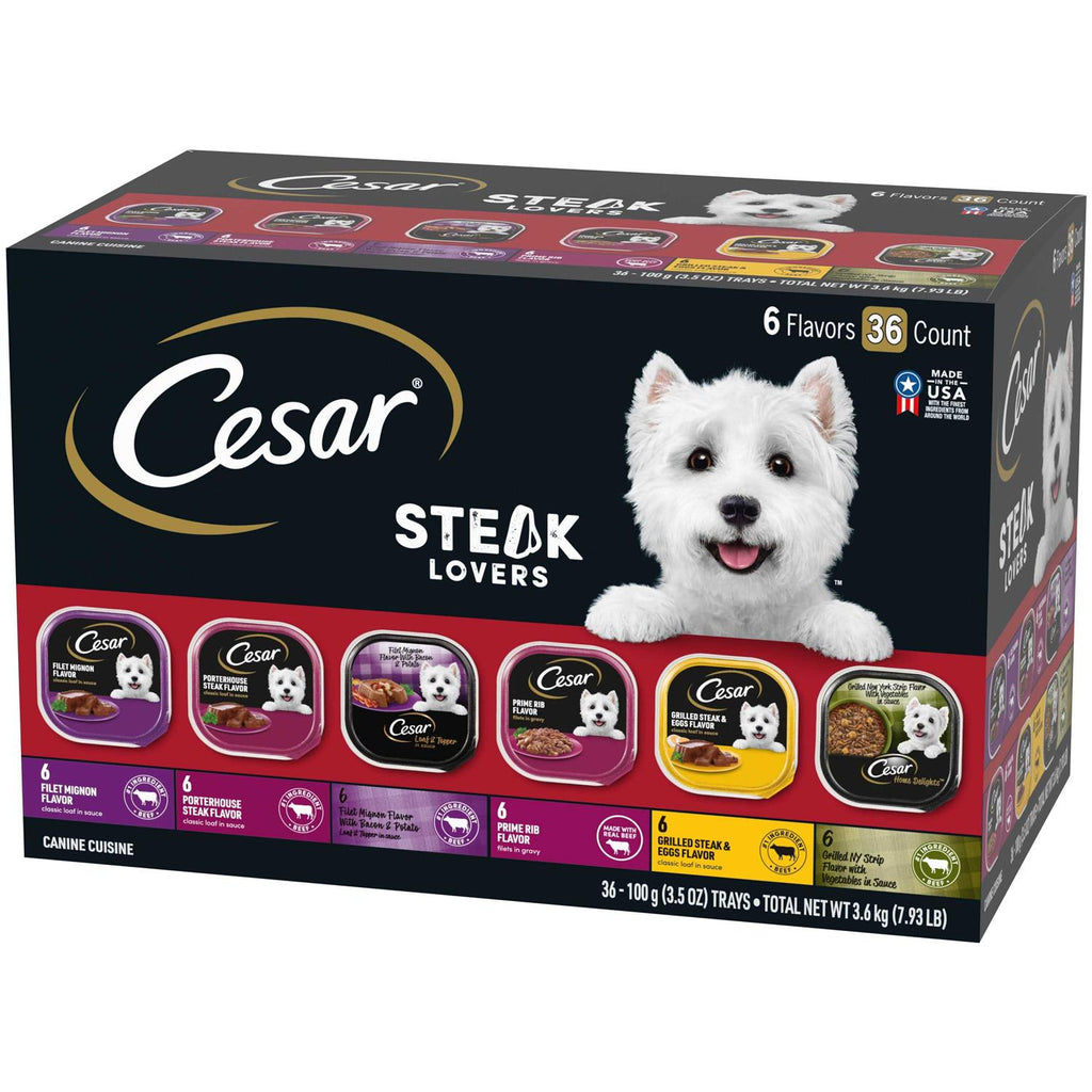 Steak Variety Pack Wet Dog Food J457