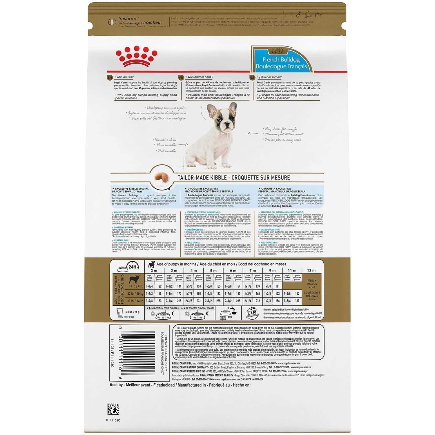 French Bulldog Puppy Dry Dog Food L523