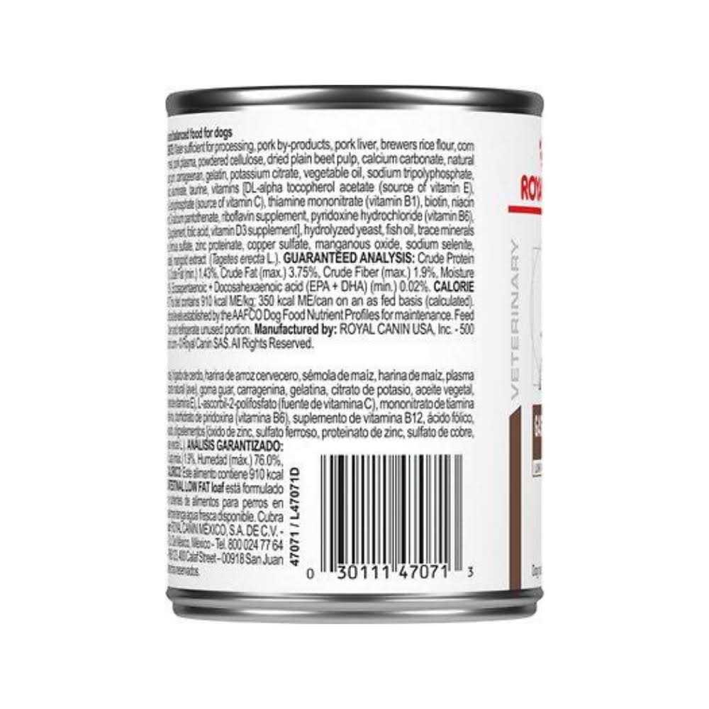 Low Fat Gastrointestinal Canned Dog Food F367