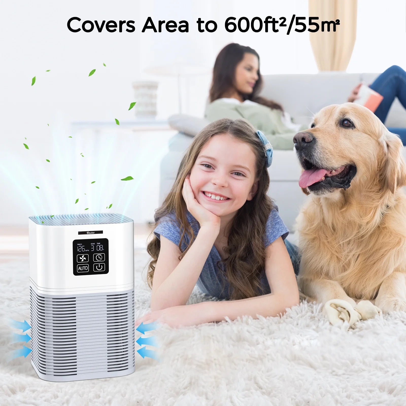 Air Purifier for Large Room with H13 True HEPA Filter I1939