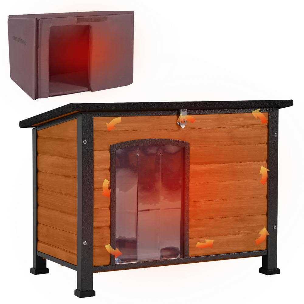 Aivituvin Insulated Outdoor Dog House with Liner Inside - Pet Supplies online store