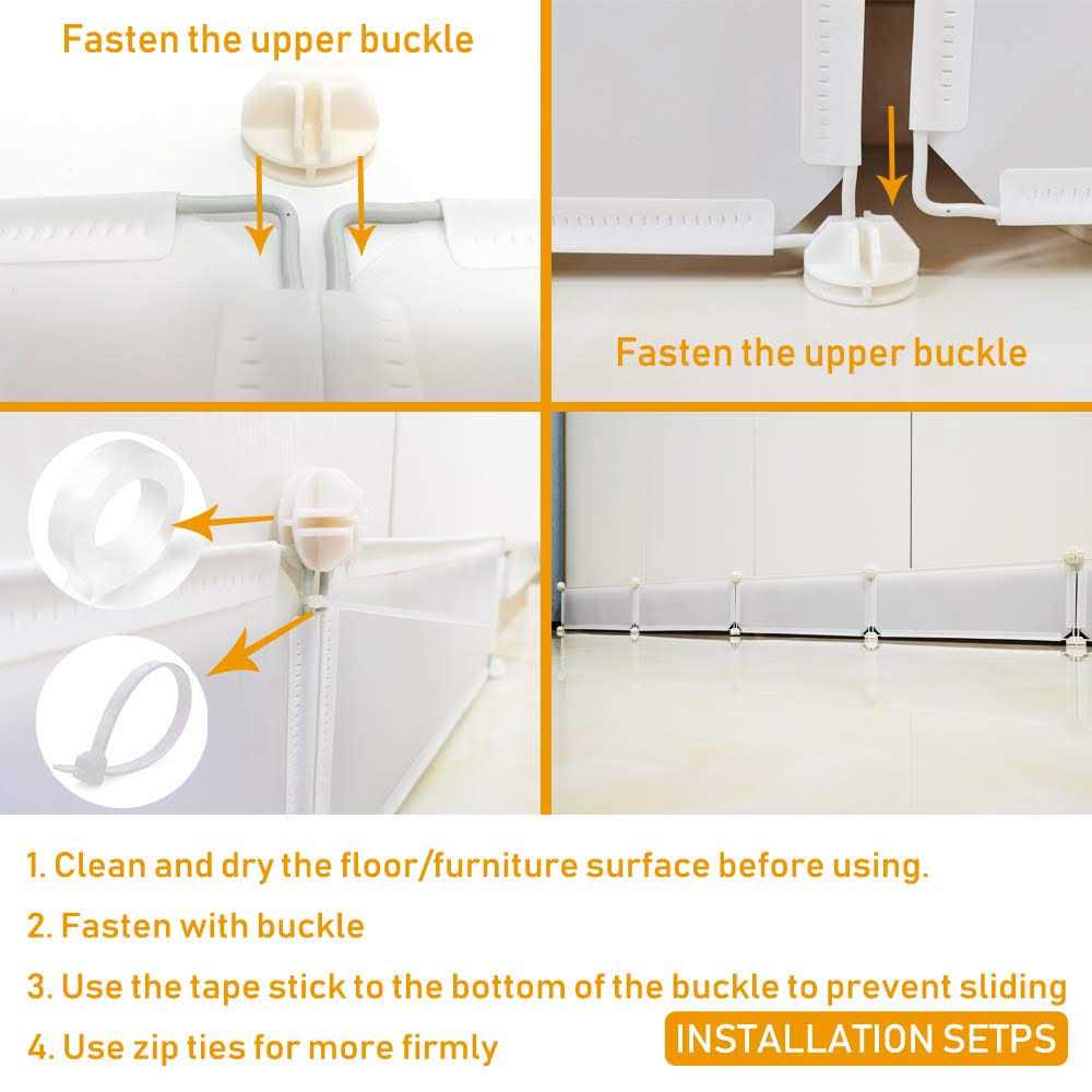 Under Bed Blocker Gap Bumper for Bed or Sofa Couch J35941