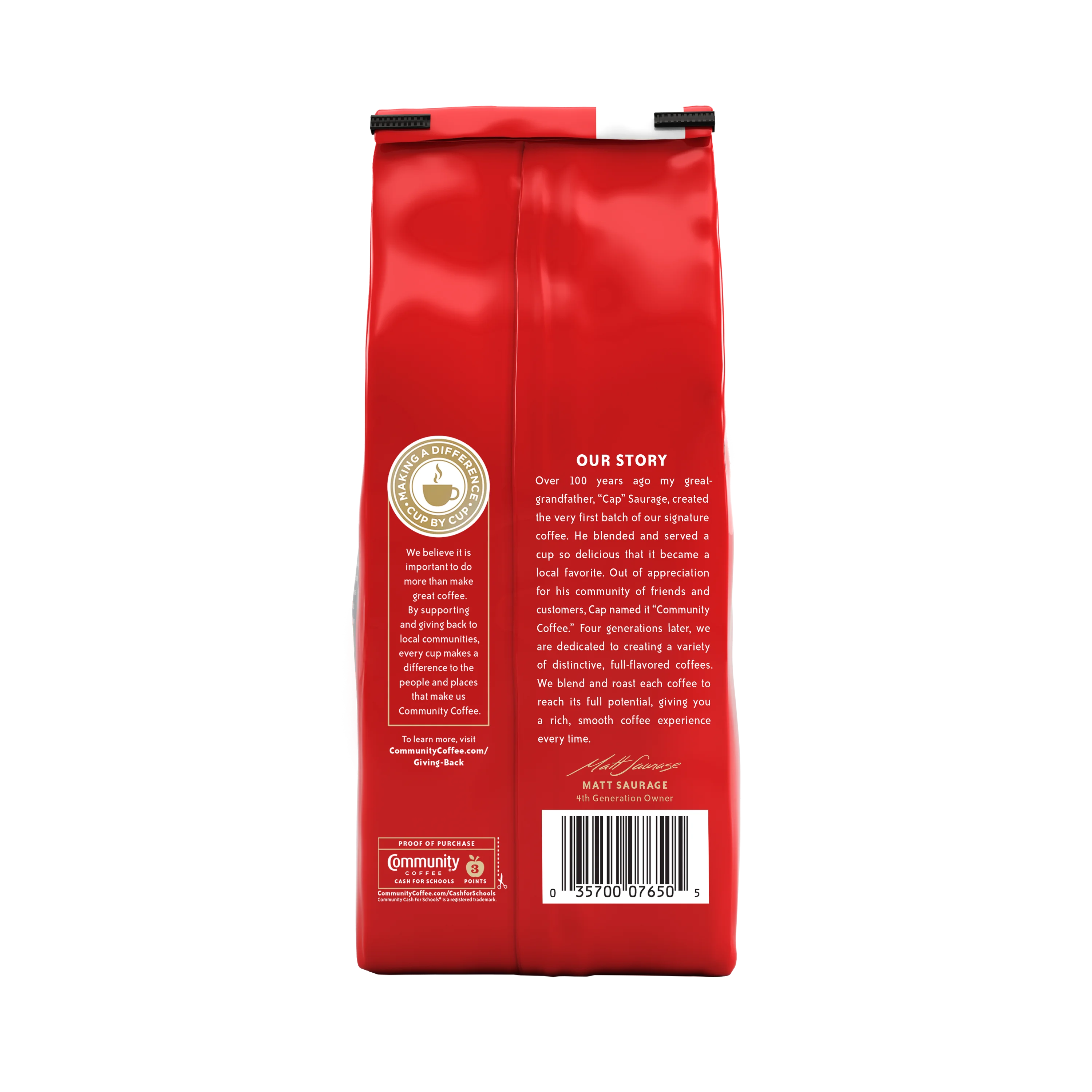 Half-Caff Ground Coffee 32 Ounce Bag D8087