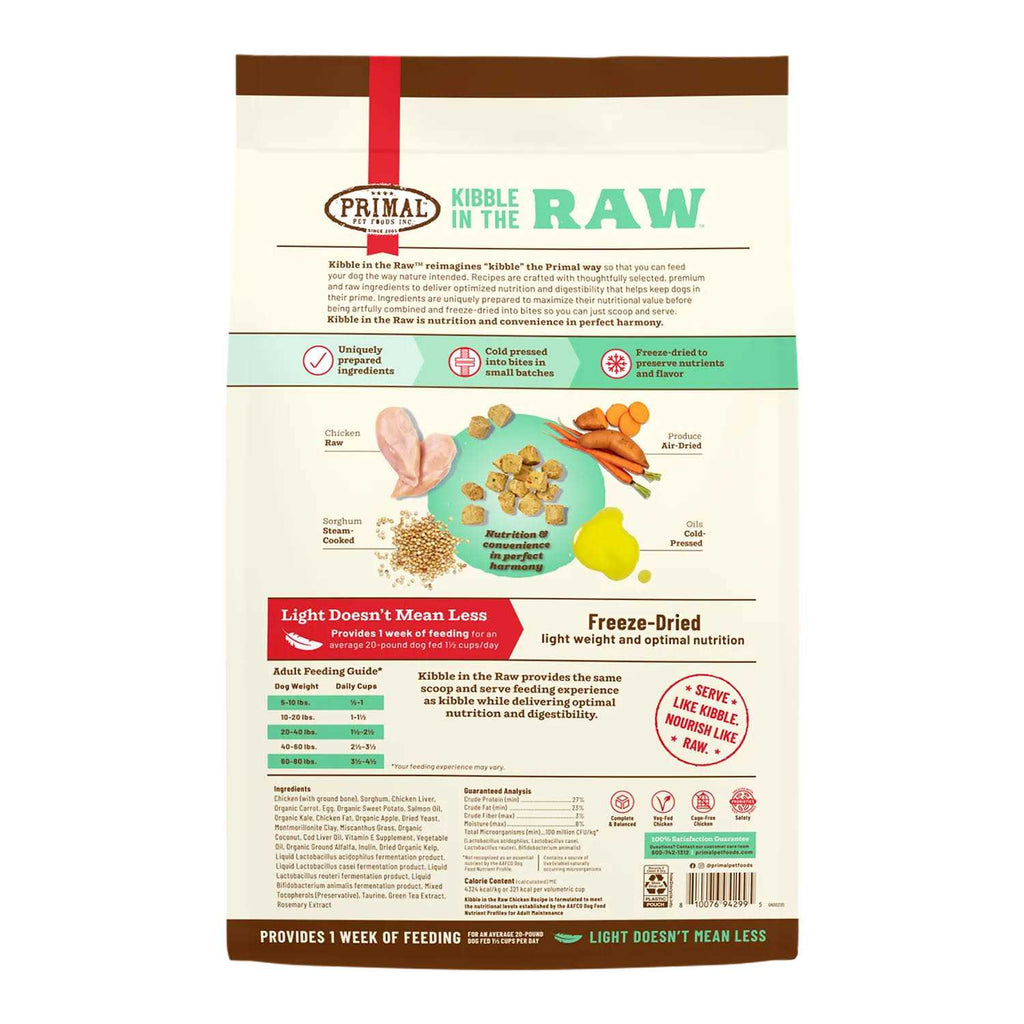 Raw Chicken Dog Food Kibble L8748