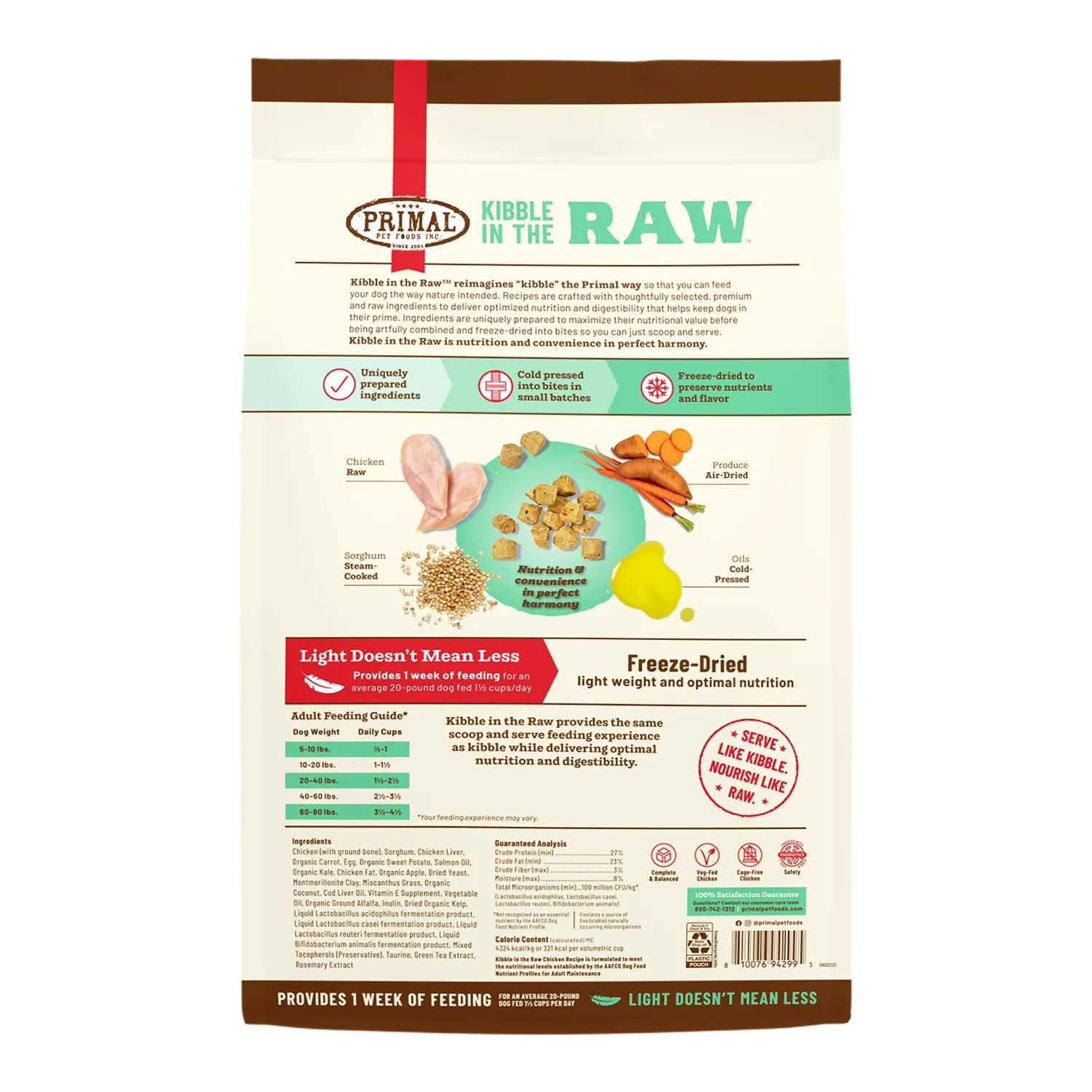 Raw Chicken Dog Food Kibble L8748