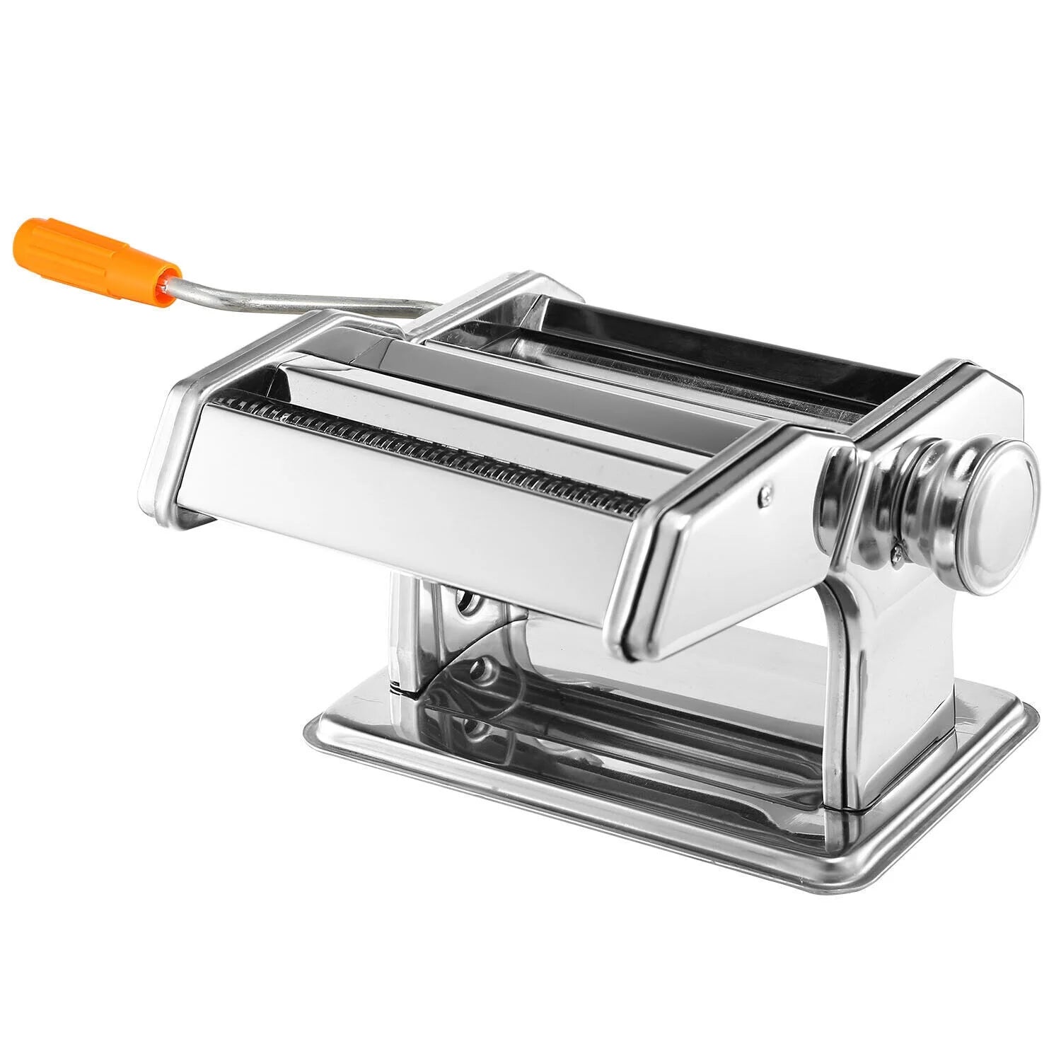 6" Stainless Steel Pasta Maker Noodle Making Machine Dough Cutter Roller +Handle