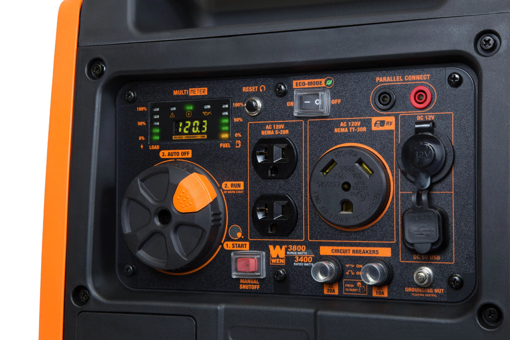 3800-Watt Portable Inverter Generator with Electric Start A854