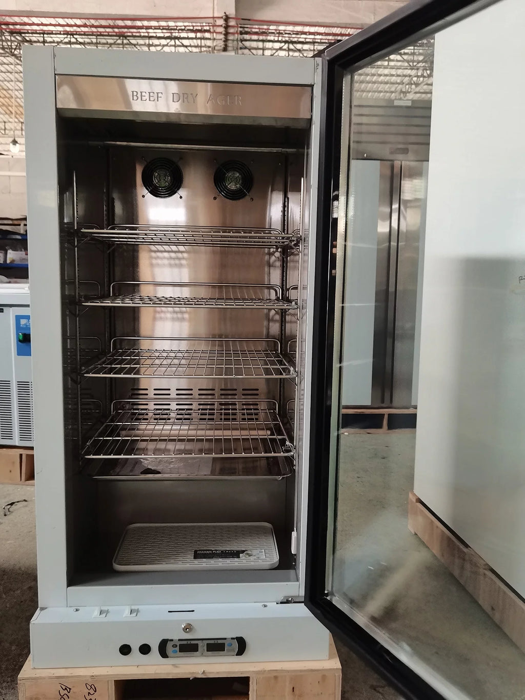 Commercial Dry Aging Beef Fridge Showcase, 268L, 4 Tiers B891