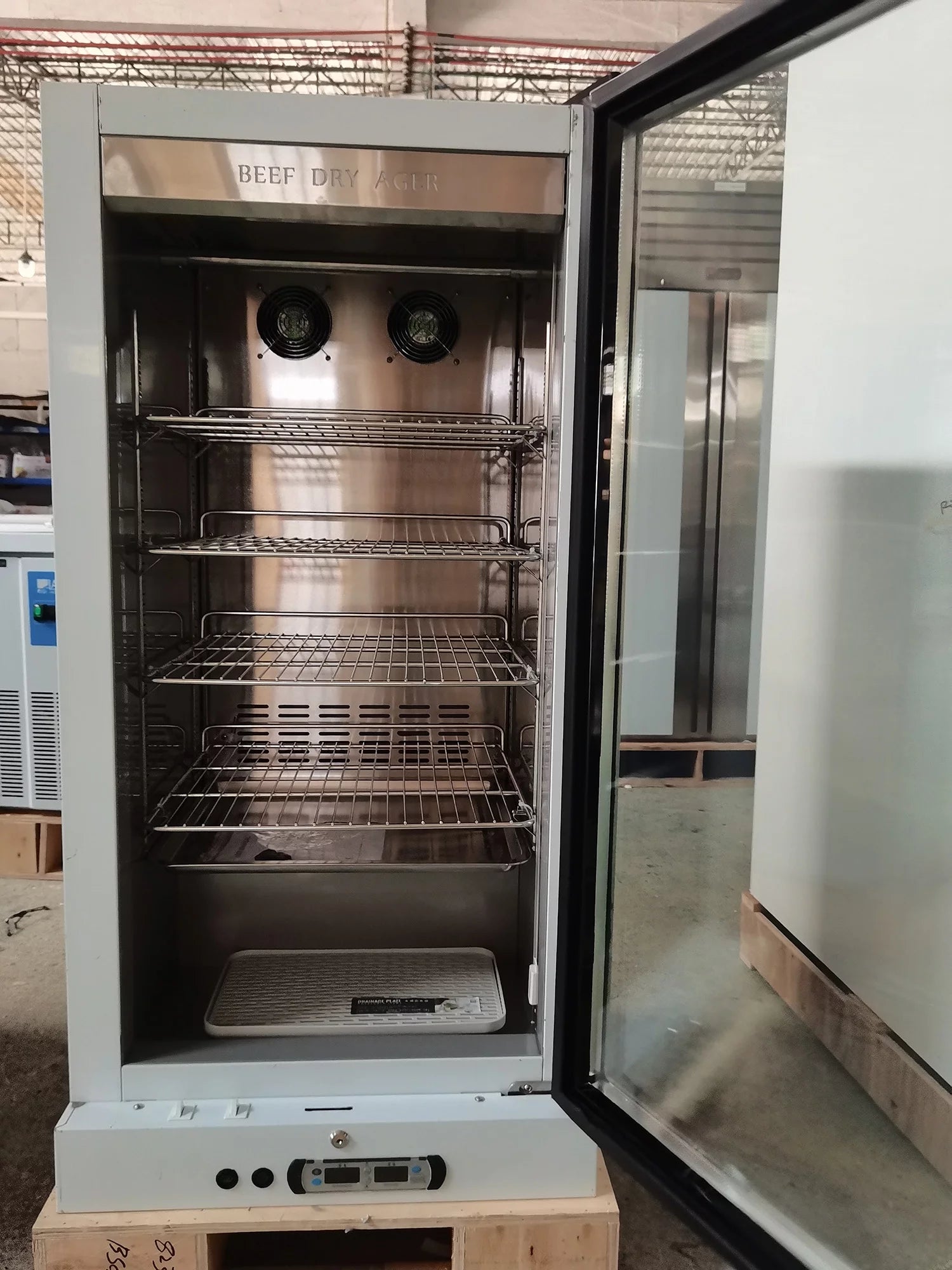 Commercial Dry Aging Beef Fridge Showcase, 268L, 4 Tiers B891