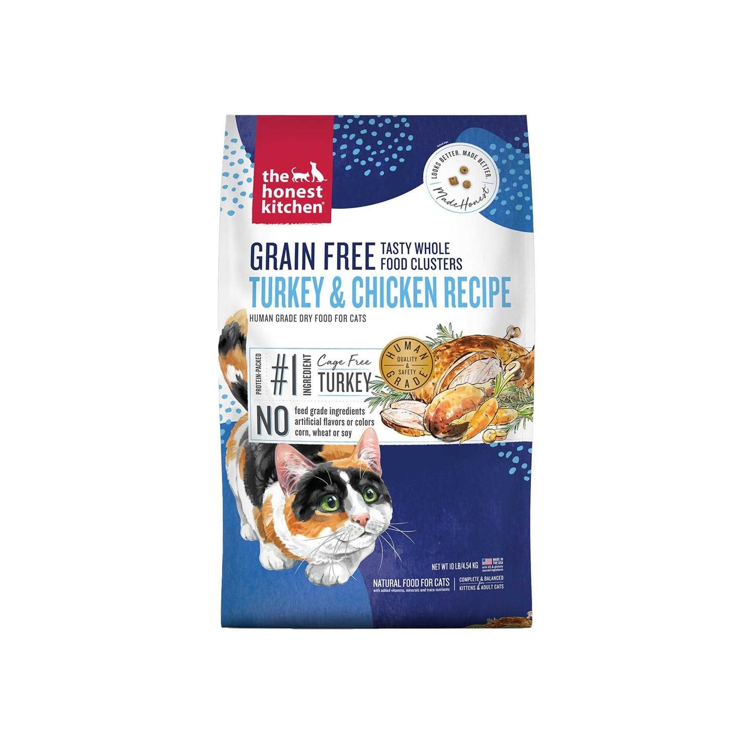 Grain-Free Turkey Chicken Dry Cat Food R211098