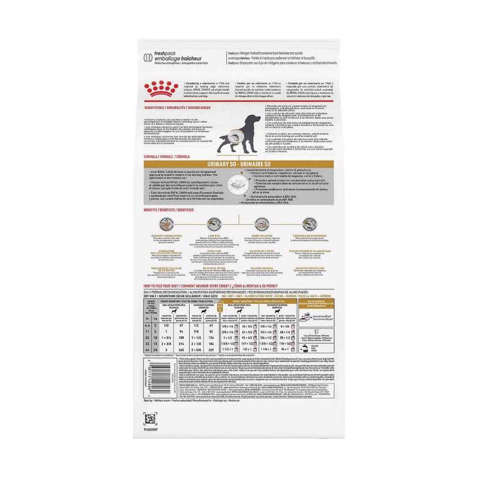 Veterinary Diet Canine Urinary Dry Dog Food Z643
