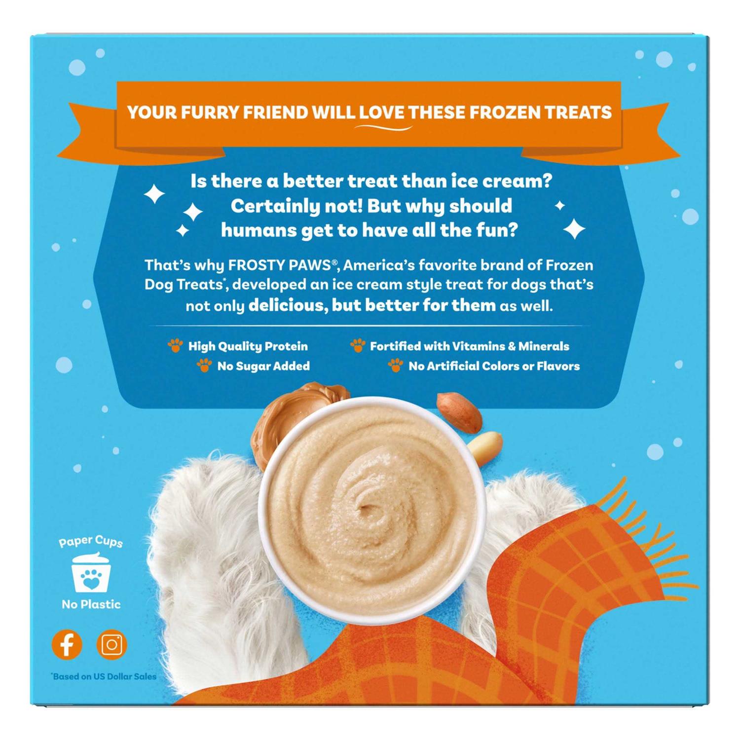 Peanut Butter Frozen Dog Treats O8334