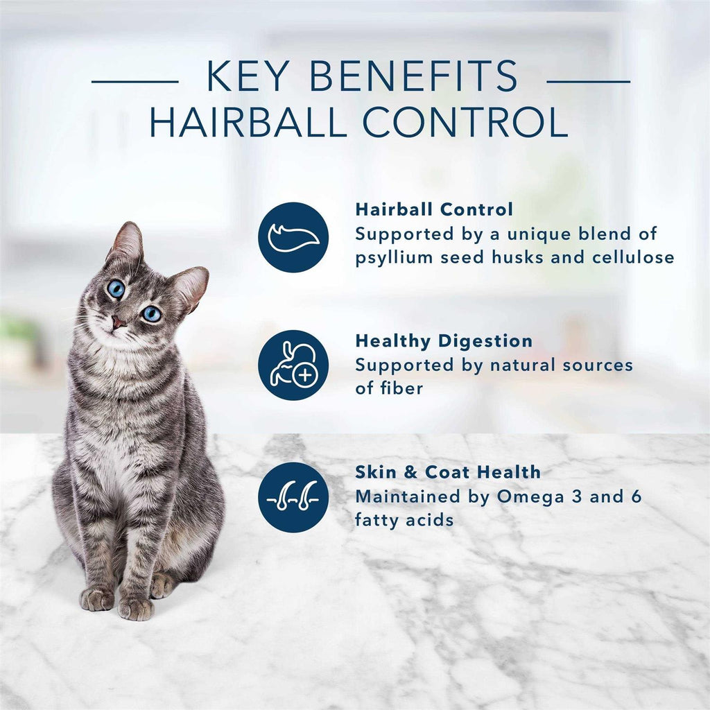 Indoor Adult Dry Cat Food, Hairball Control P77565