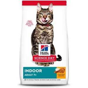 Adult 7+ Chicken Recipe Dry Cat Food P992