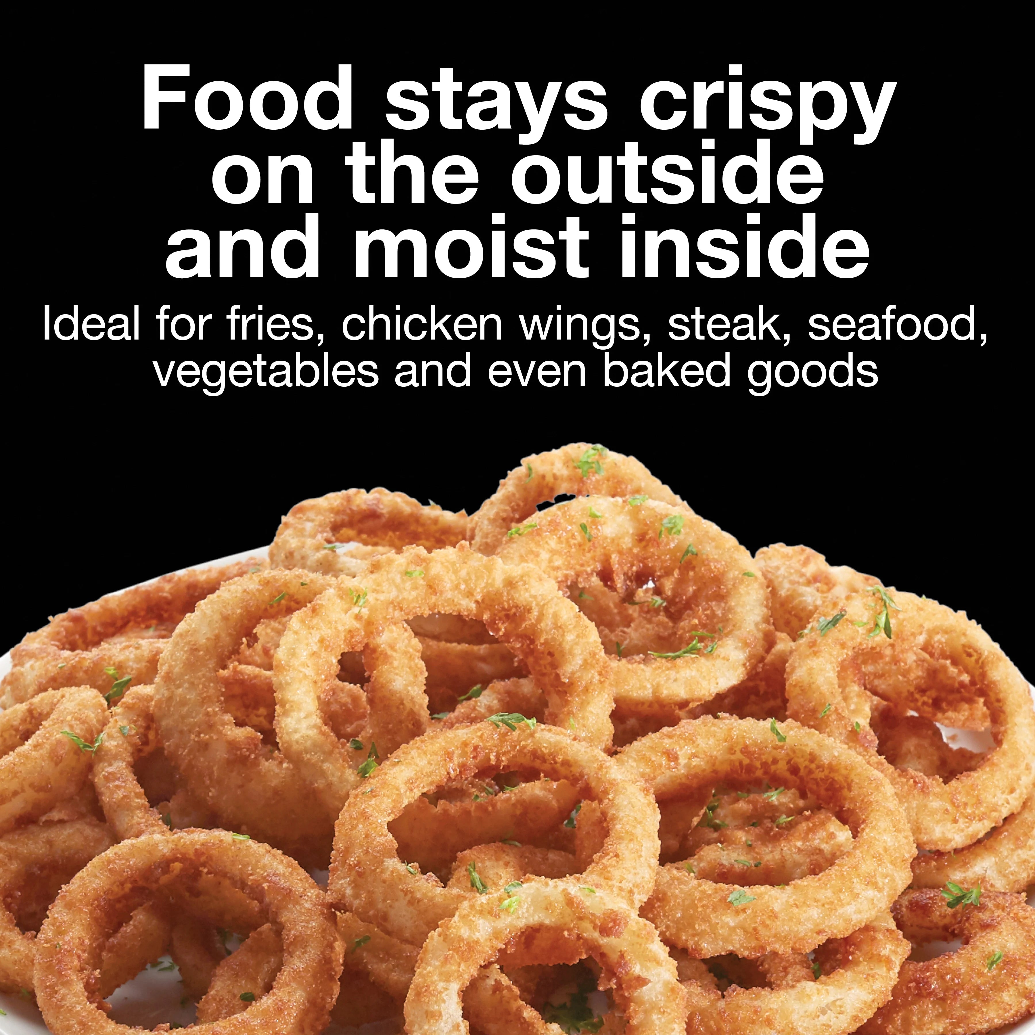 Air Fryer, 5.8 Quart, Non-Stick Basket, 60 Min Timer F61833