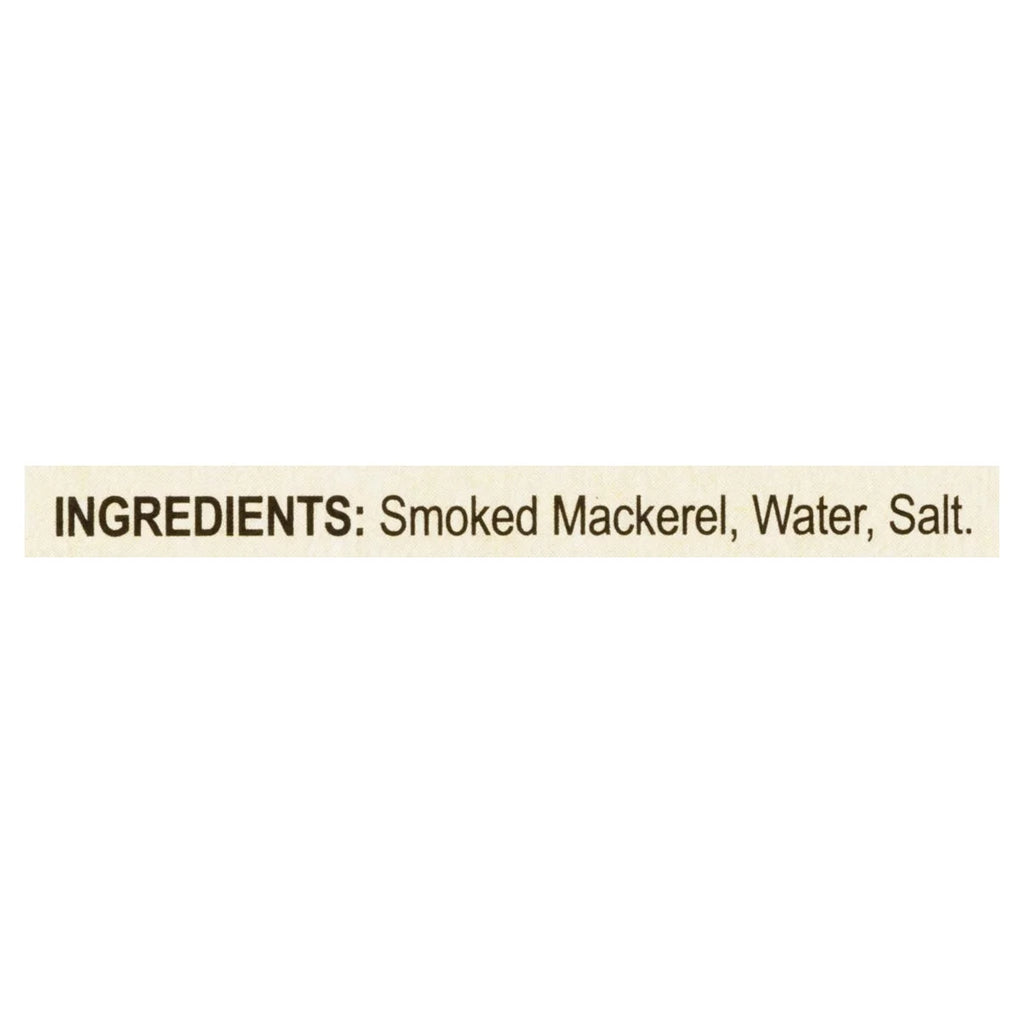 Smoked Mackerel Fillets, 6.7 oz, Case of 12 S57926