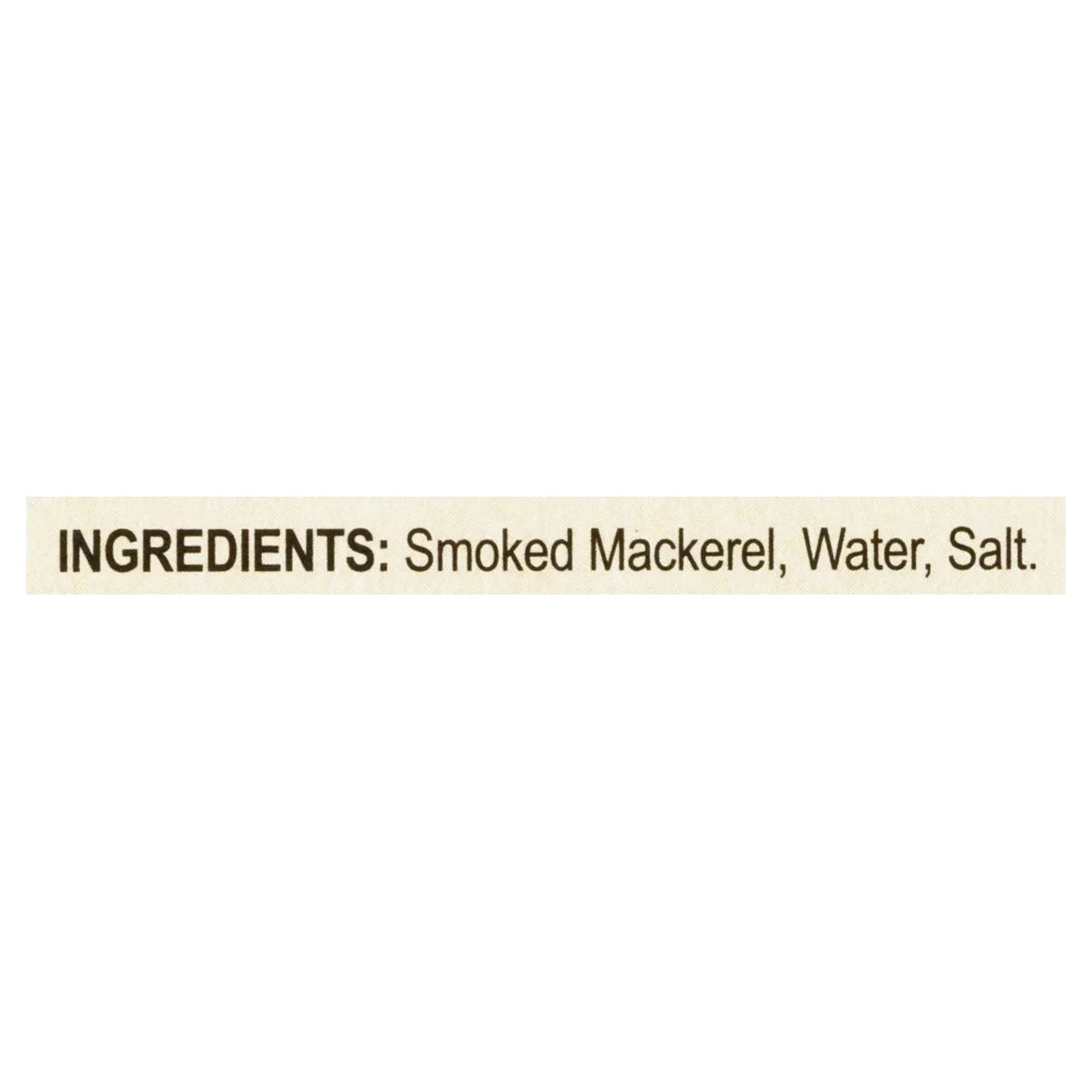 Smoked Mackerel Fillets, 6.7 oz, Case of 12 S57926
