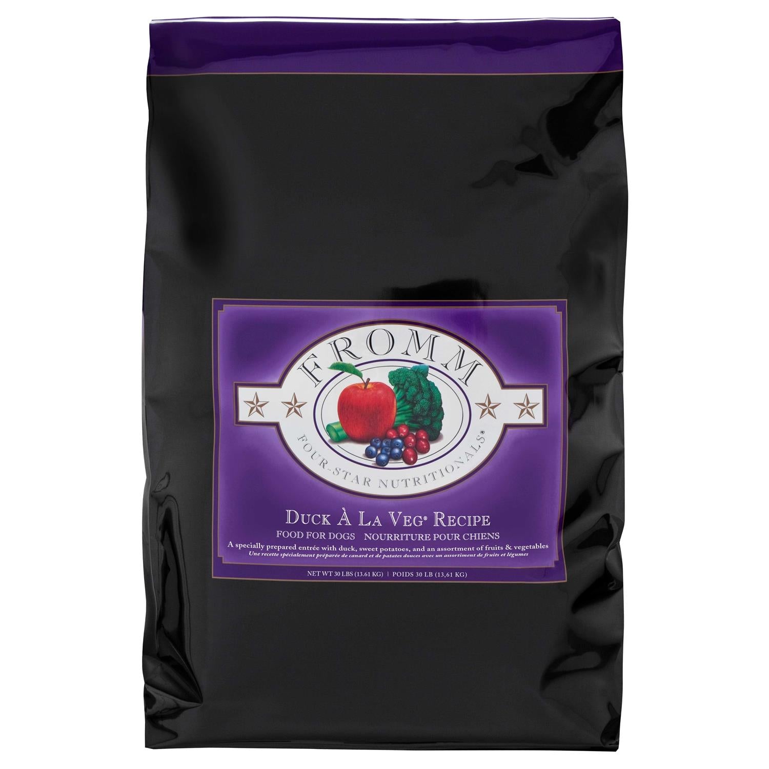 Fromm Four Star Duck A La Veg Dog Food - Pet Supplies online store