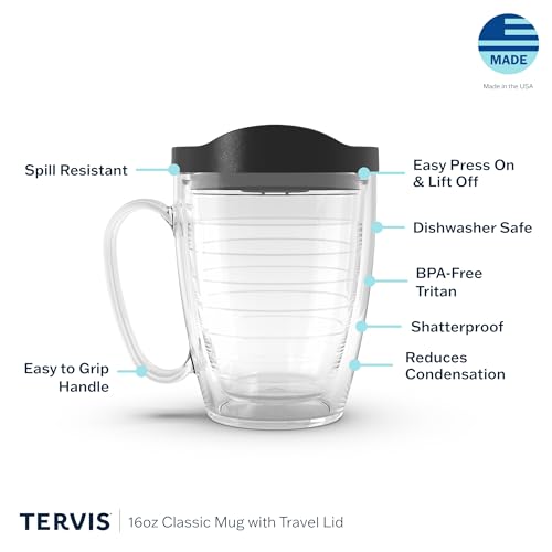 Double Walled Insulated Tumbler Travel Cup, 24oz 2pk, Blue Lid V78473
