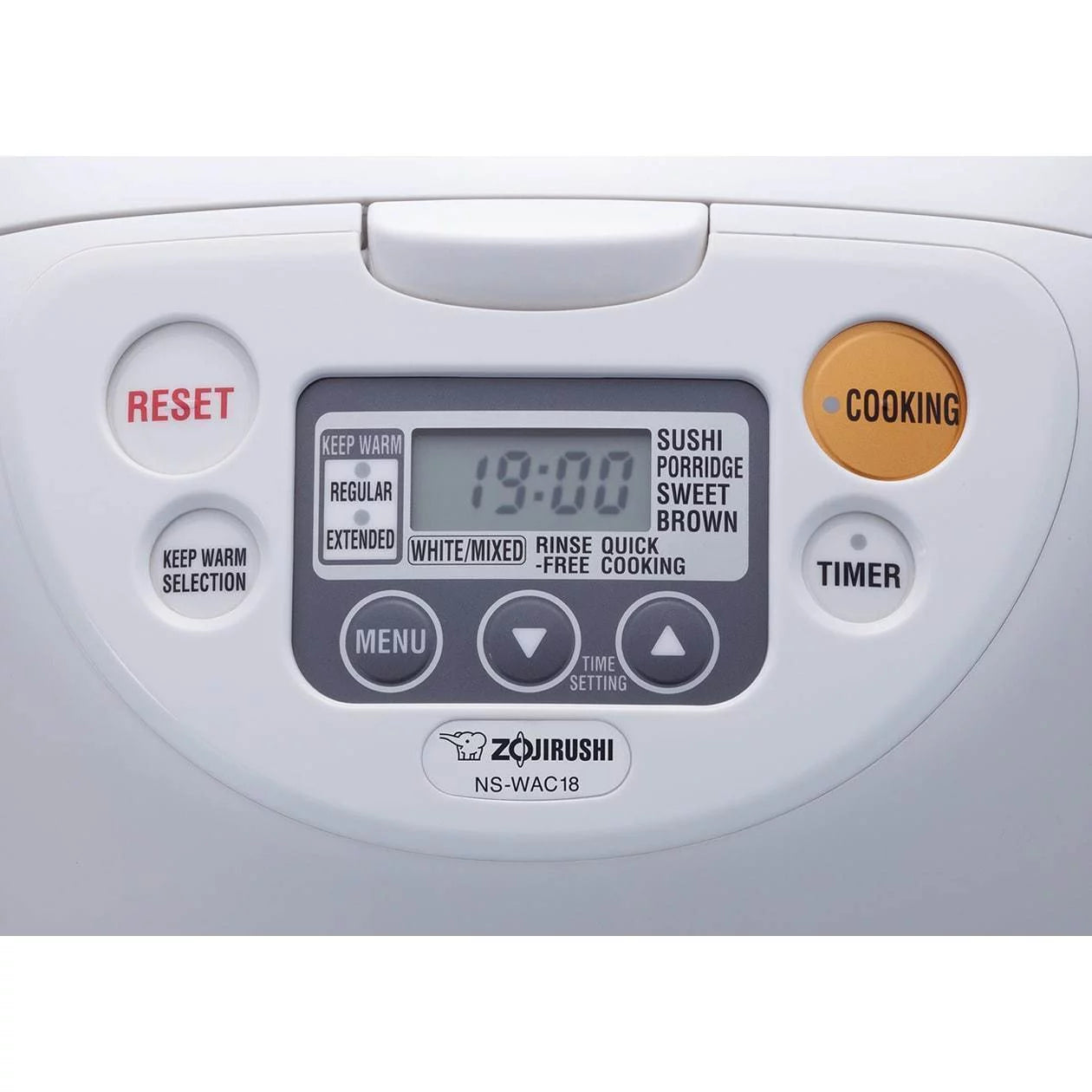 10-Cup Rice Cooker and Warmer with Spatula and Mitt J584