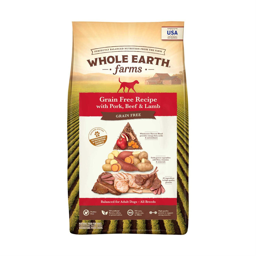 Grain Free Pork Beef & Lamb Recipe Dry Dog Food L963