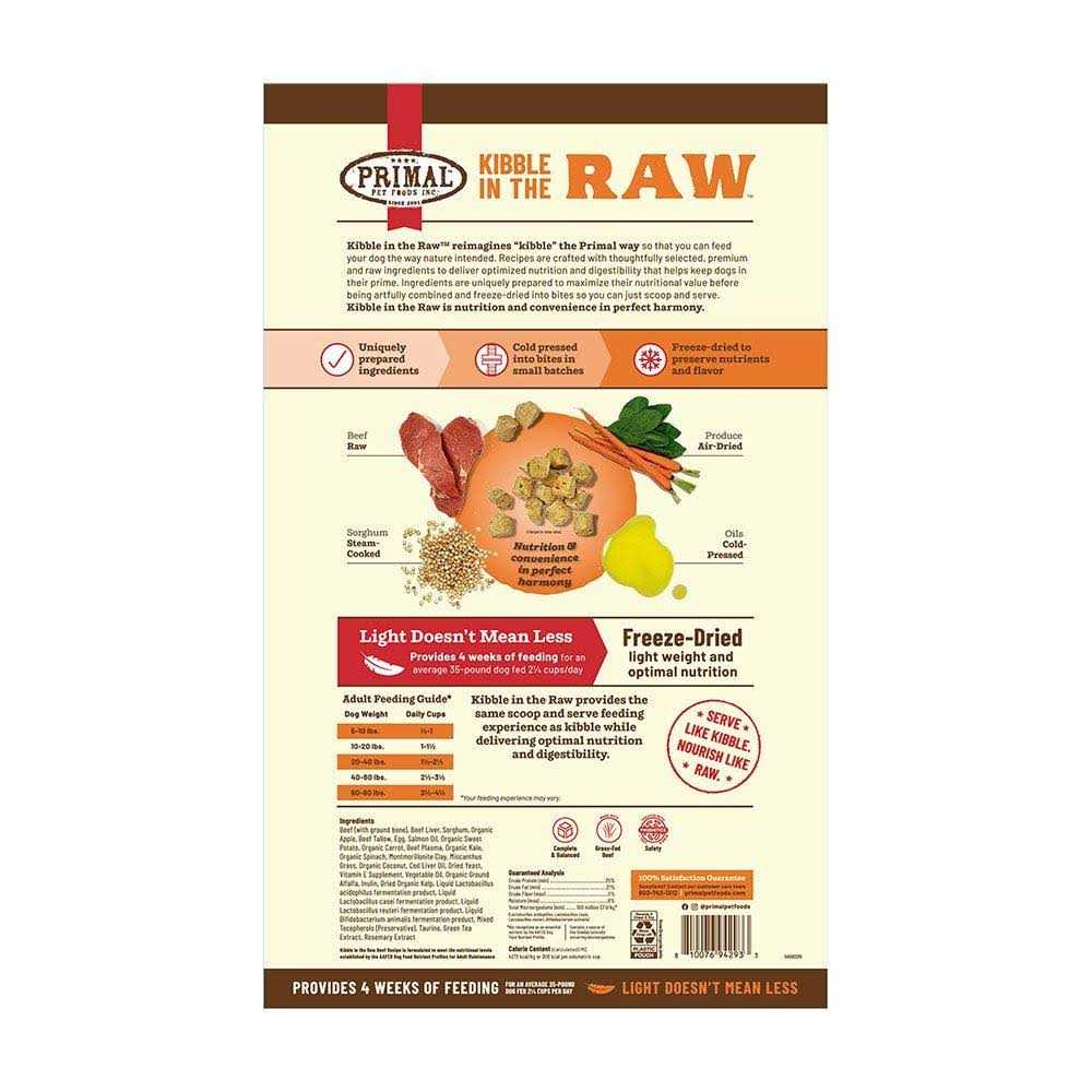 Raw Beef Dog Food Kibble S78360