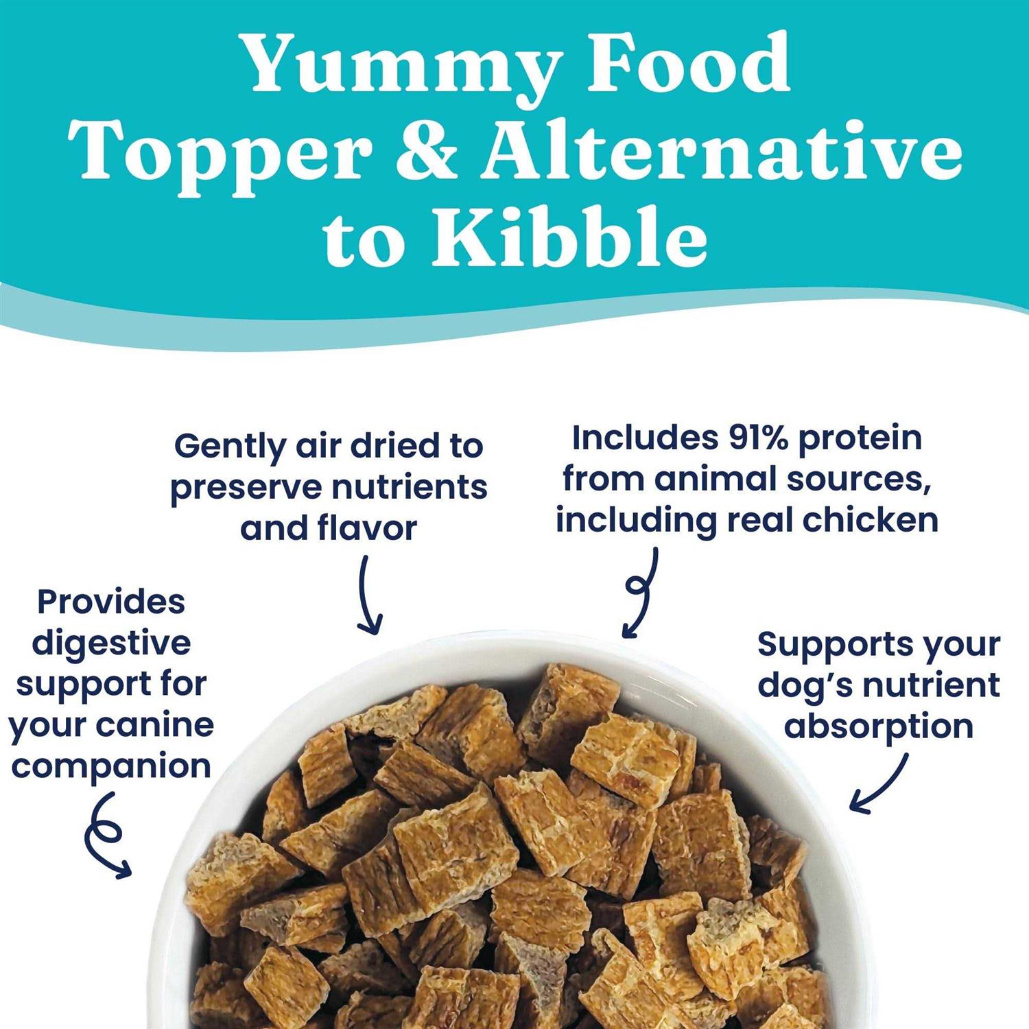 Air Dried Dog Food Topper for Picky Eaters C976