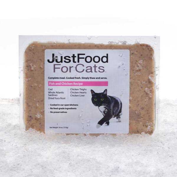 Fish & Chicken Recipe Fresh Frozen Cat Food S79098