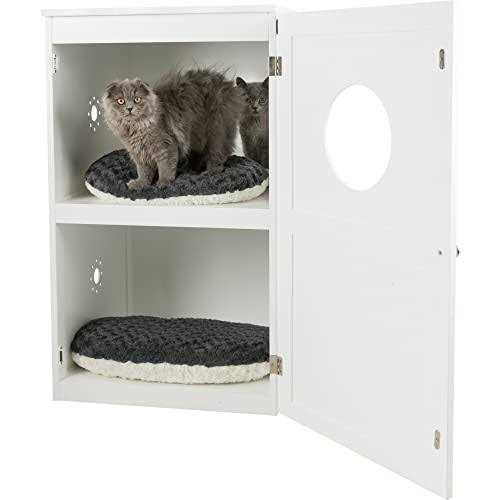 Wooden Cat Litter Box Enclosure, 2-Story D951677