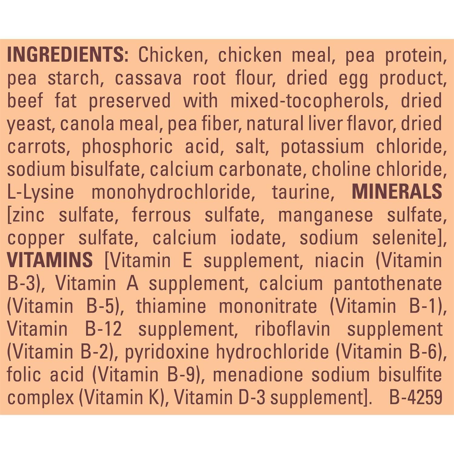 Grain Free White Meat Chicken & Egg Recipe Dry Cat Food N95880