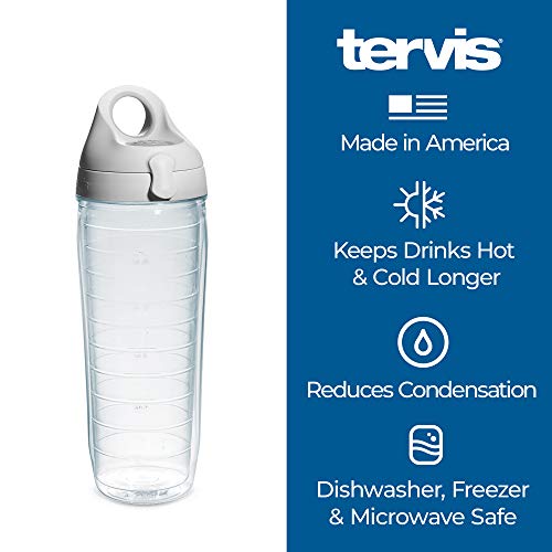 Double Walled Insulated Tumbler Travel Cup, 24oz 2pk, Blue Lid V78473