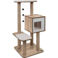 Vesper Cat Tree High Base Oak - Pet Supplies online store