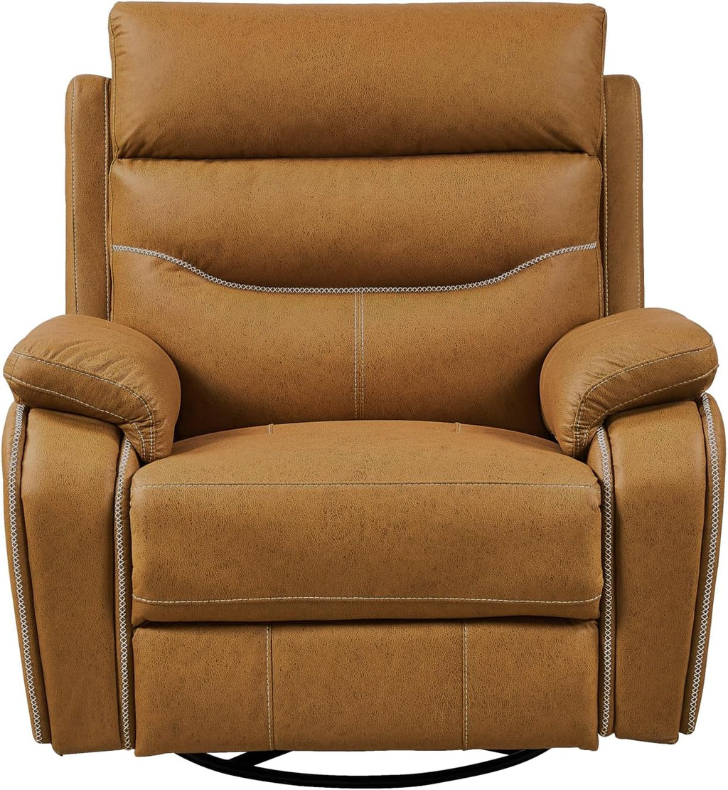 Dual Motor Rocking Swivel Recliner Chair for Elderly with Power Headrest and USB Charging N419209