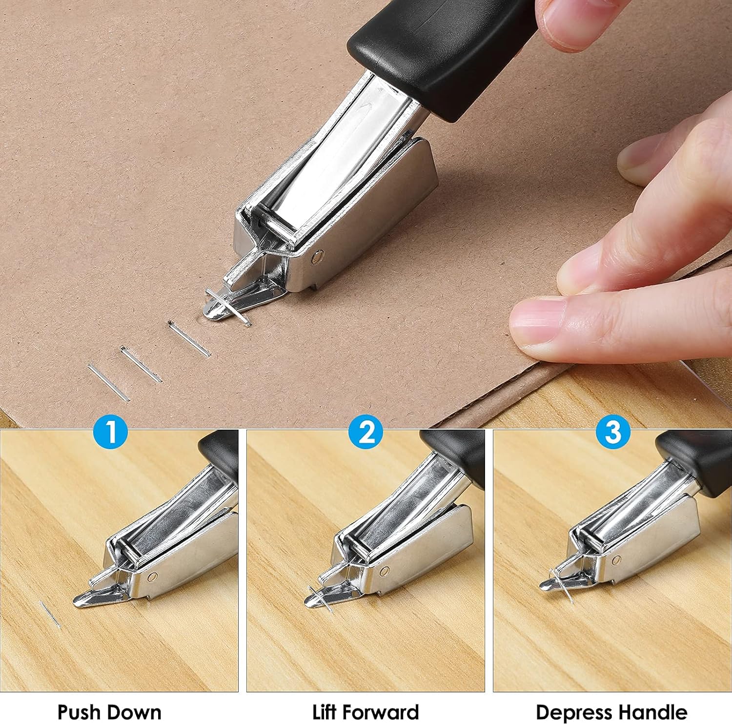 Staple Remover Tool with Ergonomic Handle for Furniture and Carpet S79158
