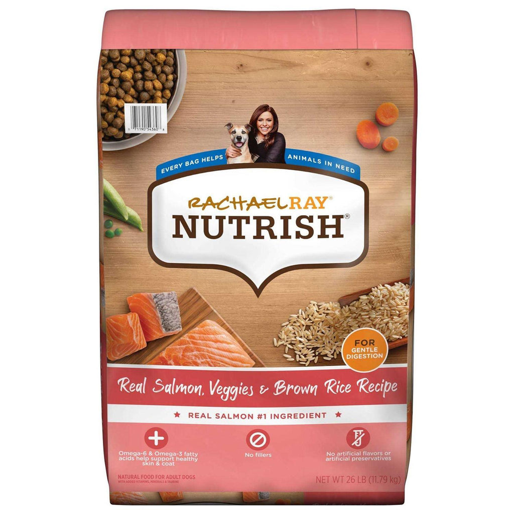 Rachael Ray Nutrish Salmon Veggies &amp; Brown Recipe Dry Dog Food - Pet Supplies online store