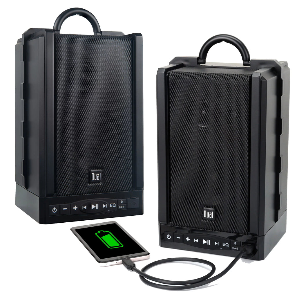Dual Electronics AMBTS34 Wireless Portable Bluetooth Speakers, New
