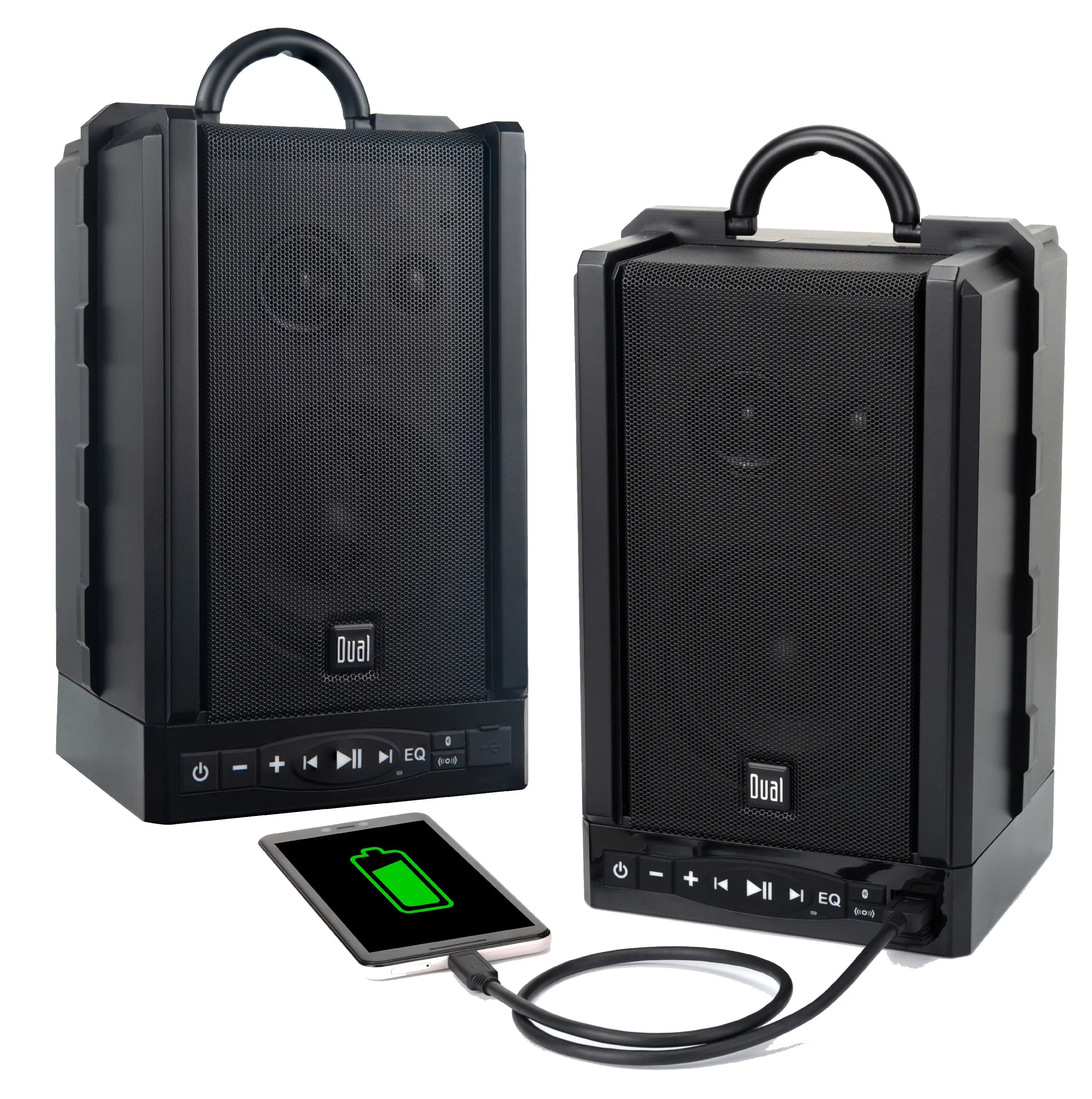Dual Electronics AMBTS34 Wireless Portable Bluetooth Speakers, New