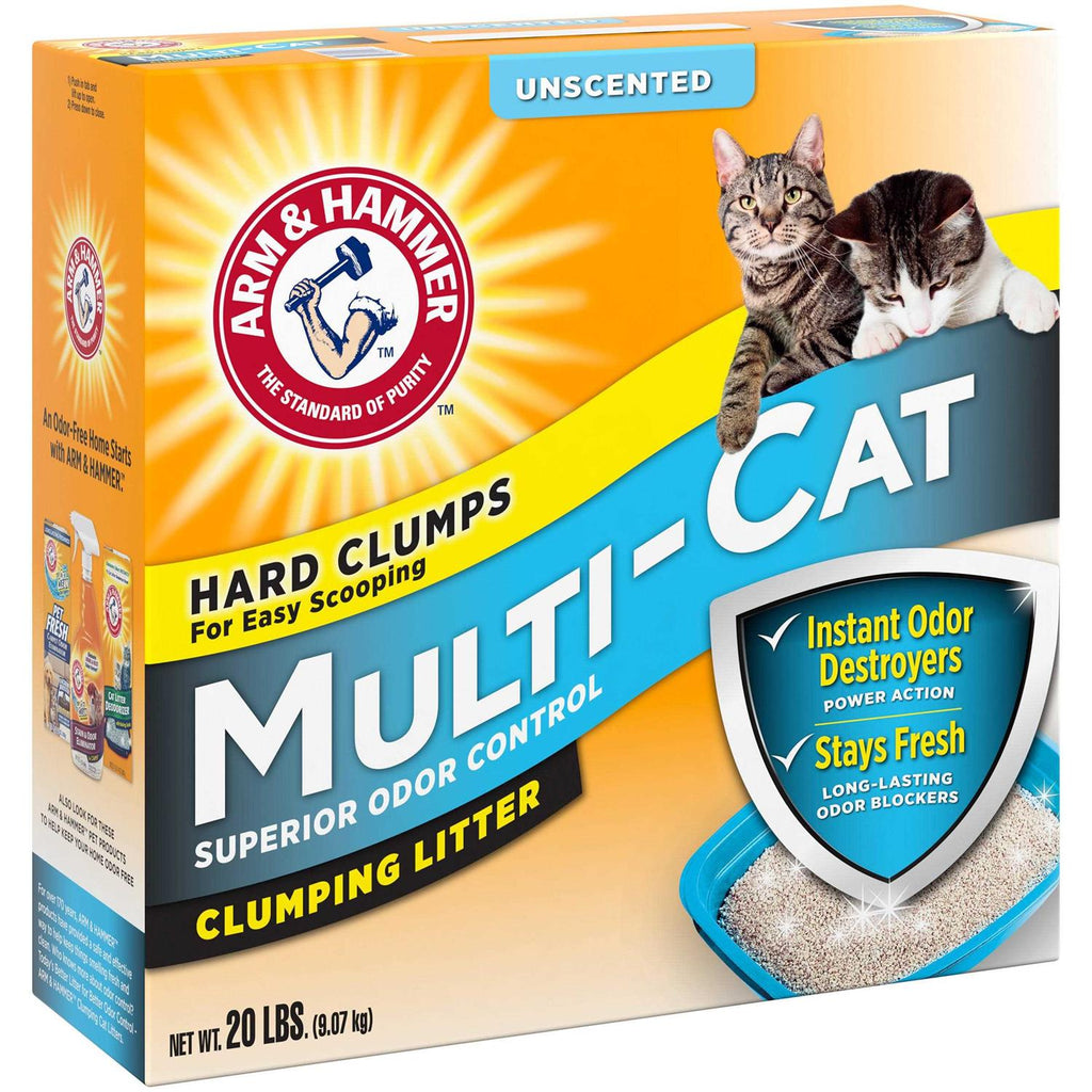 Arm &amp; Hammer Clumping Multi Cat Litter - Pet Supplies online store