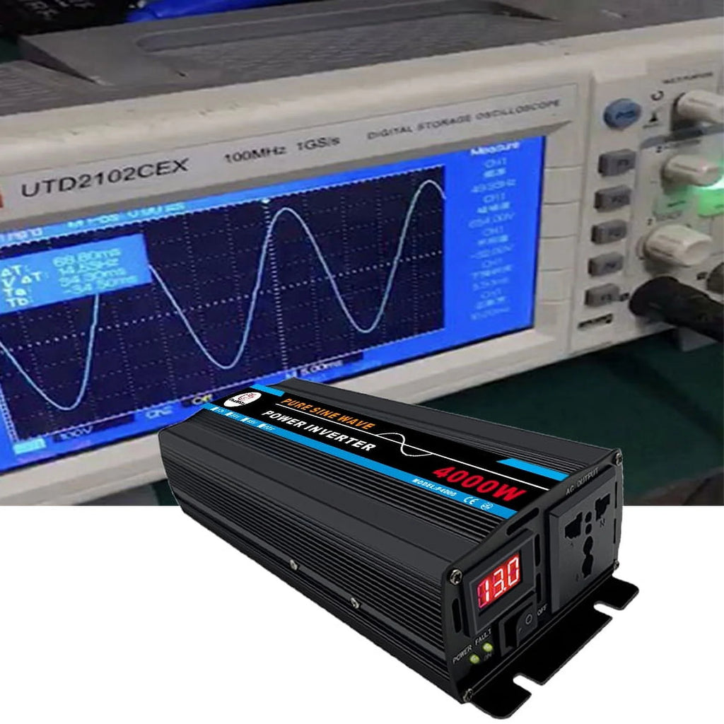 4000W Pure Sine Wave Inverter DC12V to AC120V Q3676