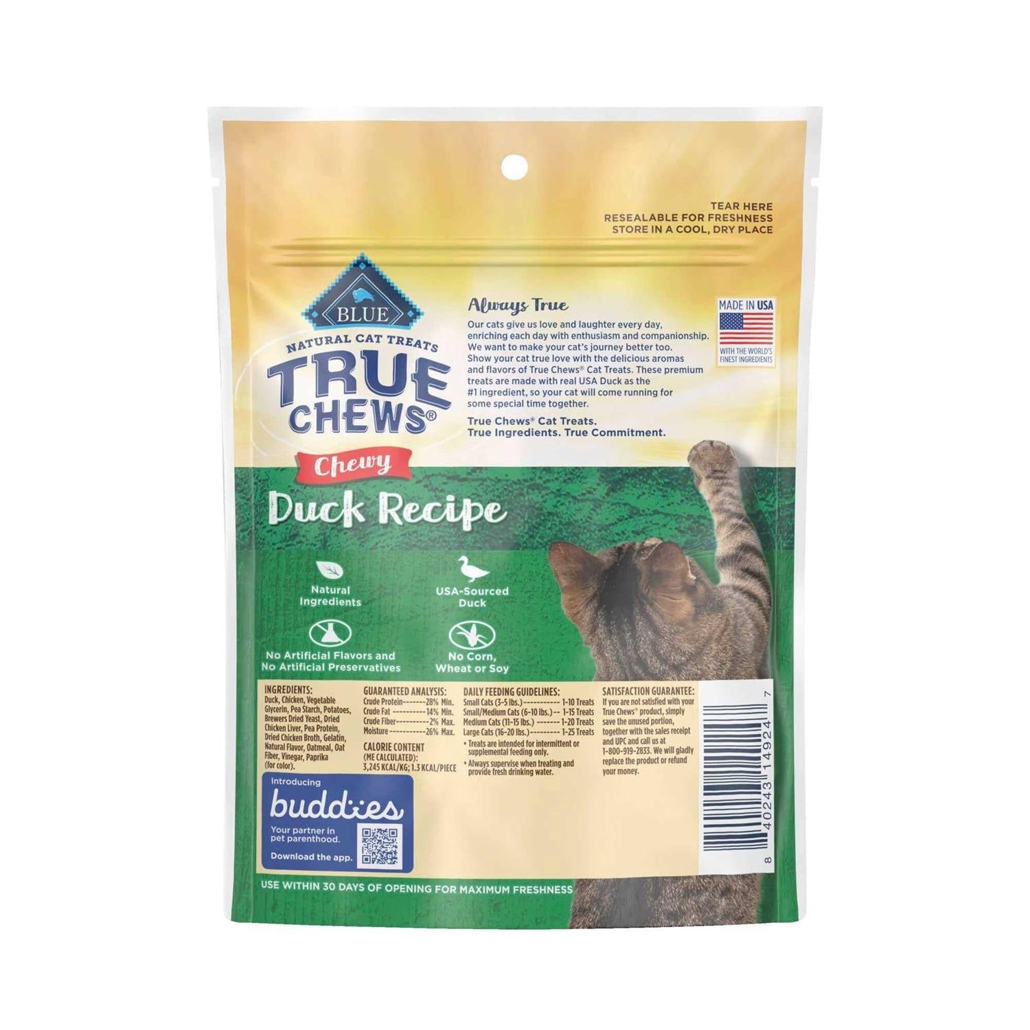 Natural Chewy Duck Cat Treats Y5832