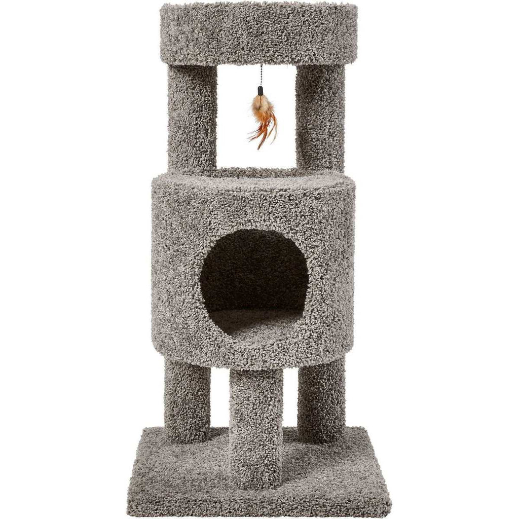 36-in Real Carpet Wooden Cat Tree P561