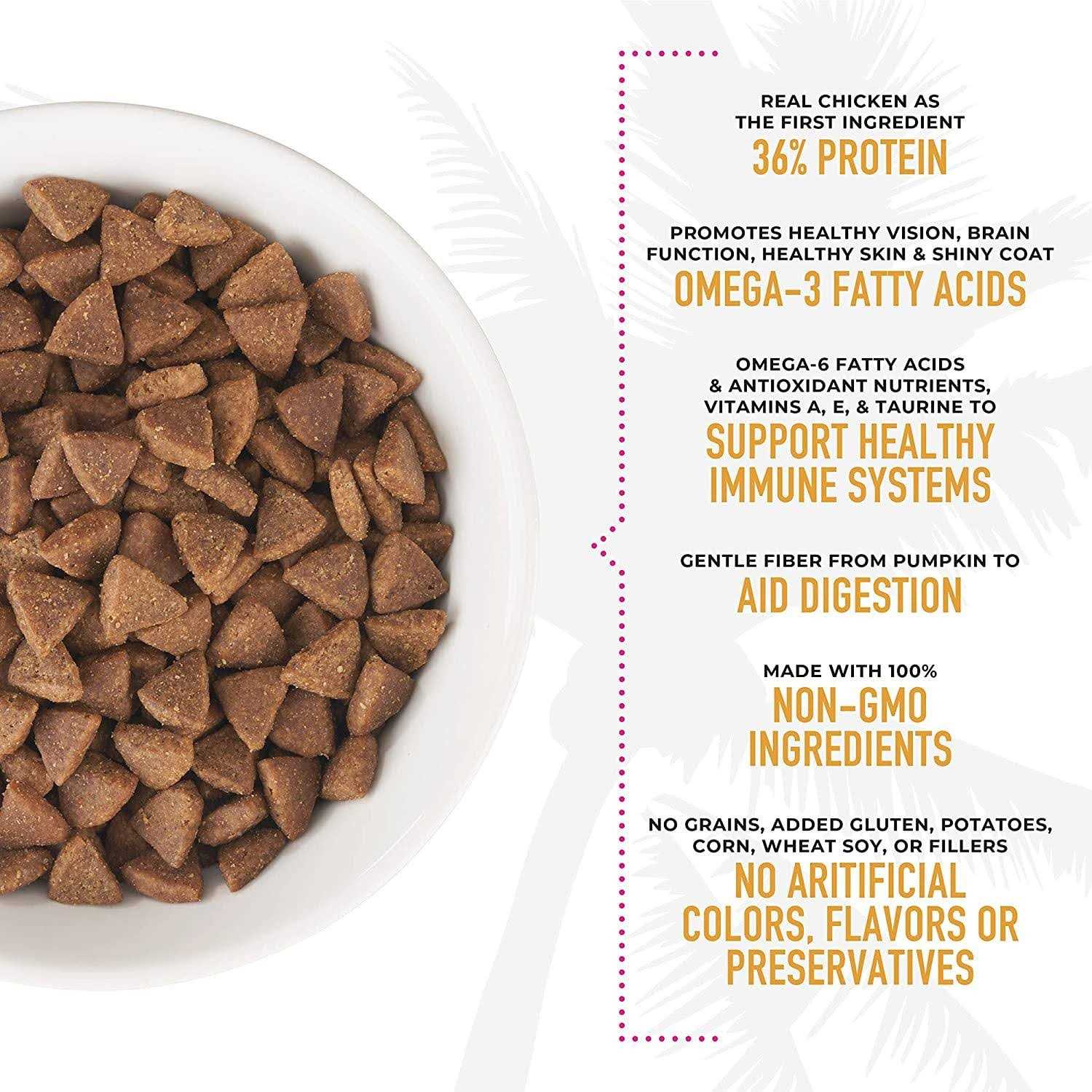 Chicken & Turkey Recipe Dry Cat Food Z5463