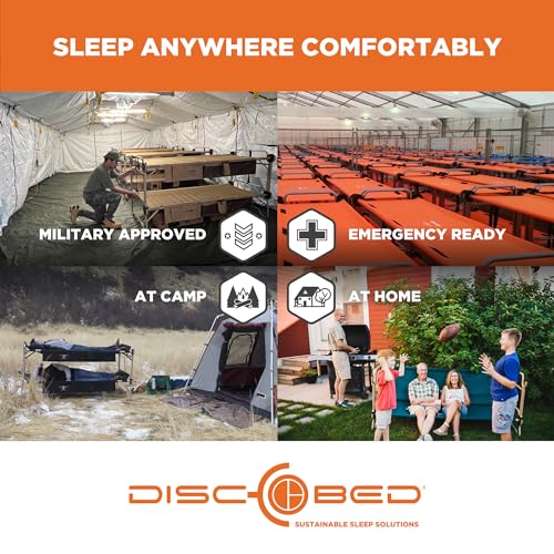 Large Camp Bed with 2 Side Organizers A5813